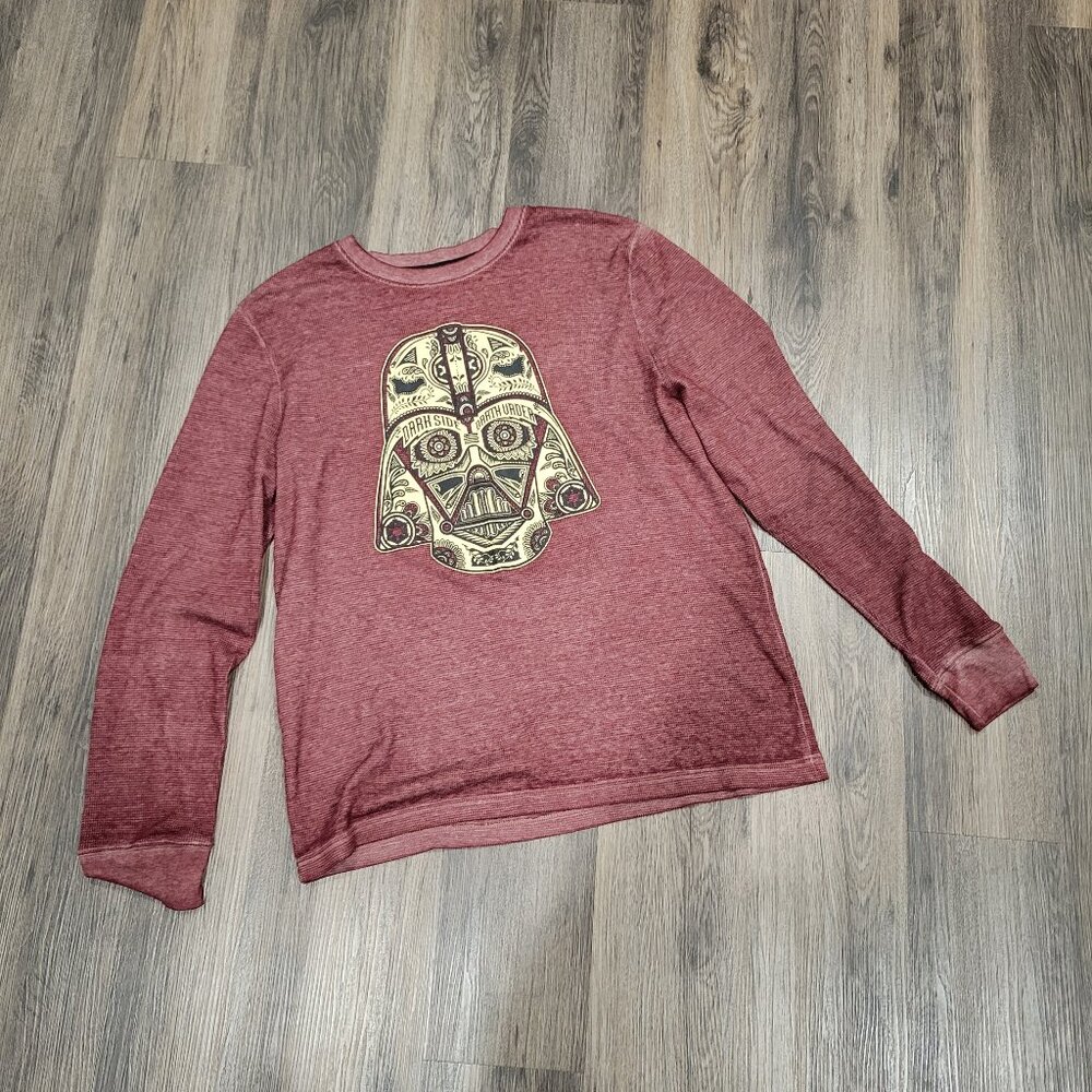 Star Wars Darth Vader Dark‎ Side Long SLeeve Shirt Mens L